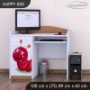 Psací stůl Happy B08 - veselá housenka (Barva bílá)