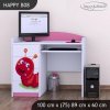 Psací stůl Happy B08 - veselá housenka (Barva bílá)
