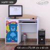 Psací stůl Happy B08 - veselý medvídek (Barva bílá)