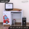 Psací stůl Happy B08 - hasičské auto (Barva bílá)