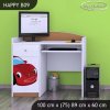 Psací stůl Happy B09 - pohádkové auto (Barva bílá)