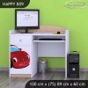 Psací stůl Happy B09 - pohádkové auto (Barva bílá)