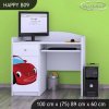 Psací stůl Happy B09 - pohádkové auto (Barva bílá)
