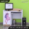 Psací stůl Happy B09 - jednorožec (Barva bílá)