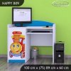 Psací stůl Happy B09 -  lokomotiva (Barva bílá)