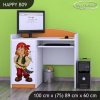 Psací stůl Happy B09 -  pirát (Barva bílá)