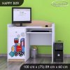 Psací stůl Happy B09 -  super lokomotiva (Barva bílá)