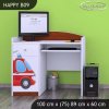 Psací stůl Happy B09 -  hasičské auto (Barva bílá)
