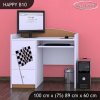 Psací stůl Happy B10 - auto s vlajkou (Barva bílá)