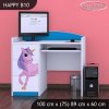 Psací stůl Happy B10 - jednorožec (Barva bílá)