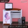 Psací stůl Happy B10 - jednorožec (Barva bílá)