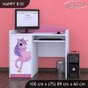 Psací stůl Happy B10 - jednorožec (Barva bílá)