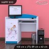 Psací stůl Happy B10 - princ na bílém koni (Barva bílá)
