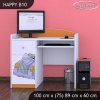 Psací stůl Happy B10 - medvídek v autě (Barva bílá)