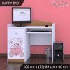 Psací stůl Happy B10 - medvídek se srdcem (Barva bílá)