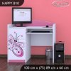 Psací stůl Happy B10 - motýlek (Barva bílá)