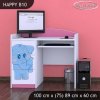 Psací stůl Happy B10 - modrý slon (Barva bílá)