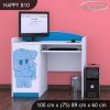 Psací stůl Happy B10 - modrý slon (Barva bílá)