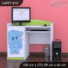Psací stůl Happy B10 - modrý slon (Barva bílá)