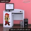 Psací stůl Happy B10 - pirát (Barva bílá)