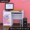 Psací stůl Happy B10 - růžový dráček (Barva bílá)