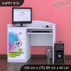 Psací stůl Happy B10 - slimák (Barva bílá)