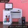 Psací stůl Happy B10 - super lokomotiva (Barva bílá)