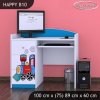 Psací stůl Happy B10 - super lokomotiva (Barva bílá)