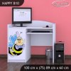Psací stůl Happy B10 - usměvavá včelka (Barva bílá)