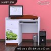 Psací stůl Happy B10 - zelené auto (Barva bílá)