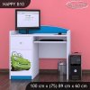 Psací stůl Happy B10 - zelené auto (Barva bílá)
