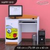 Psací stůl Happy B10 - žluté auto (Barva bílá)