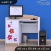 Psací stůl Happy B11 - delfín (Barva bílá)