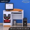 Psací stůl Happy B11 - ferrari (Barva bílá)