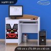 Psací stůl Happy B11 - ferrari (Barva bílá)