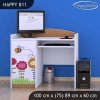Psací stůl Happy B11 - včelka (Barva bílá)