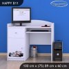 Psací stůl Happy B11 - formule (Barva bílá)