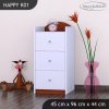 Komoda Happy K01 - bez motivu (Barva bílá)