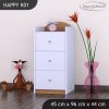 Komoda Happy K01 - bez motivu (Barva bílá)