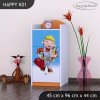 Komoda Happy K01 - bořek stavitel (Barva bílá)