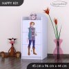 Komoda Happy K01 - princ a princezna (Barva bílá)