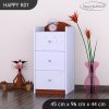 Komoda Happy K01 - víla se srdcem (Barva bílá)