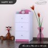 Komoda Happy K01 - víla se srdcem (Barva bílá)