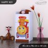 Komoda Happy K01 - lokomotiva (Barva bílá)