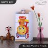 Komoda Happy K01 - lokomotiva (Barva bílá)