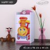 Komoda Happy K01 - lokomotiva (Barva bílá)
