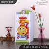 Komoda Happy K01 - lokomotiva (Barva bílá)