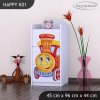 Komoda Happy K01 - lokomotiva (Barva bílá)