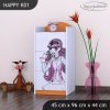 Komoda Happy K01 - monster toralei (Barva bílá)