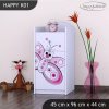 Komoda Happy K01 - motýlek (Barva bílá)